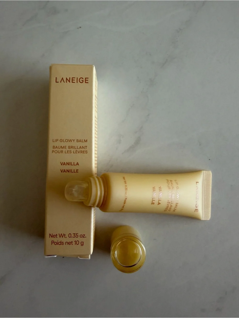 Laneige Vanilla Lip Glowy Balm - Soft Cream Hydration